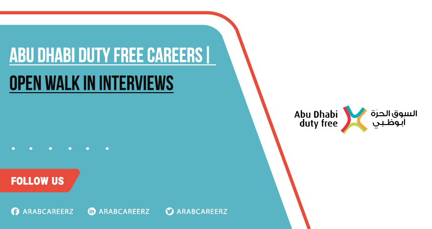 Abu Dhabi Duty Free Careers | Hiring Multiple Positions