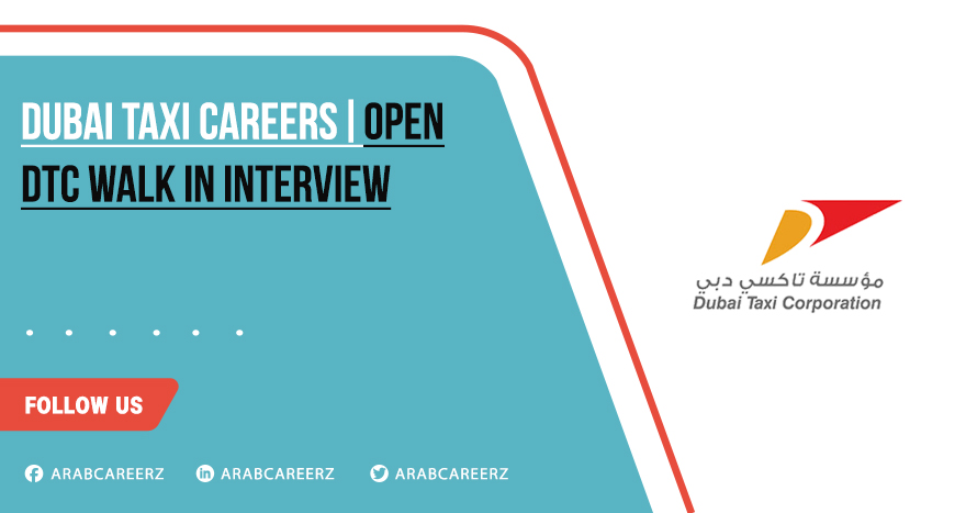 Dubai Taxi Careers for Freshers 2026 | Apply Now